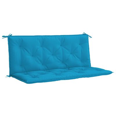 vidaXL Coussin de banc de jardin bleu clair tissu oxford