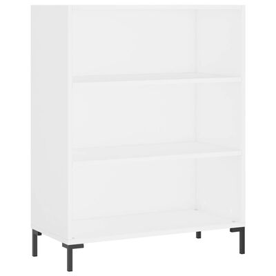 vidaXL Buffet haut Blanc 69,5x34x180 cm Bois d'ingénierie