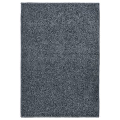 vidaXL Tapis à poils courts 200x290 cm Anthracite