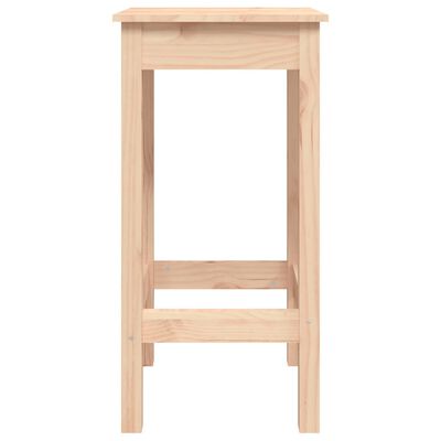 vidaXL Tabourets de bar 2 pcs 40x40x78 cm bois massif de pin