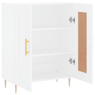 vidaXL Buffet blanc 69,5x34x90 cm bois d'ingénierie