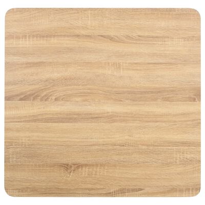 vidaXL Table de bistro Marron clair 80x80 cm MDF