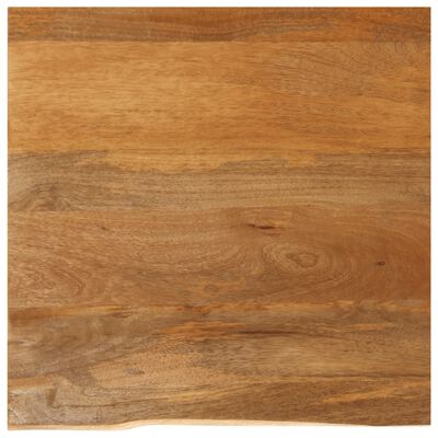 vidaXL Dessus de table à bord vivant 40x40x2,5 cm bois massif manguier