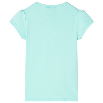 T-shirt pour enfants menthe claire 104