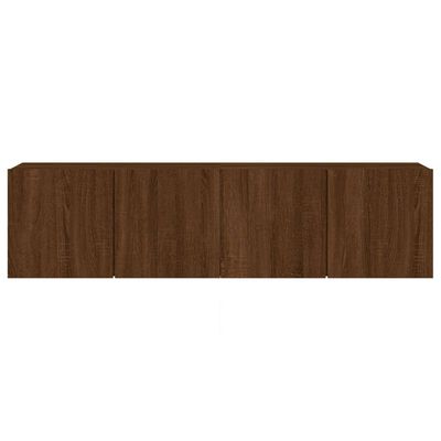 vidaXL Meubles TV muraux 2 pcs chêne marron 80x30x41 cm