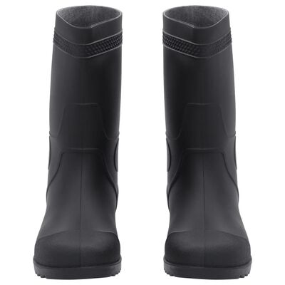 vidaXL Bottes de pluie noir taille 43 PVC