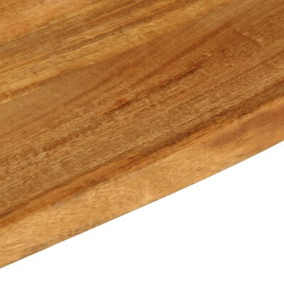 vidaXL Dessus de table à bord vivant 80x20x2,5 cm bois massif manguier