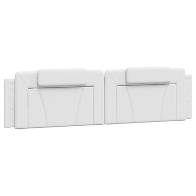 vidaXL Cadre de lit sans matelas blanc 200x200 cm similicuir