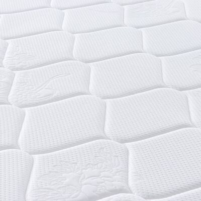 vidaXL Matelas à ressorts ensachés dureté moyenne 90x190 cm