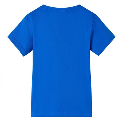 T-shirt pour enfants bleu vif 128