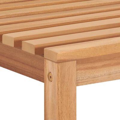 vidaXL Ensemble à manger de jardin 5 pcs Bois de teck massif