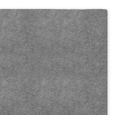 vidaXL Bâche de piscine gris clair 640x321 cm géotextile polyester