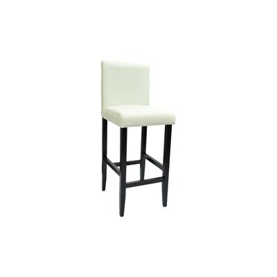 vidaXL Tabourets de bar lot de 2 blanc similicuir