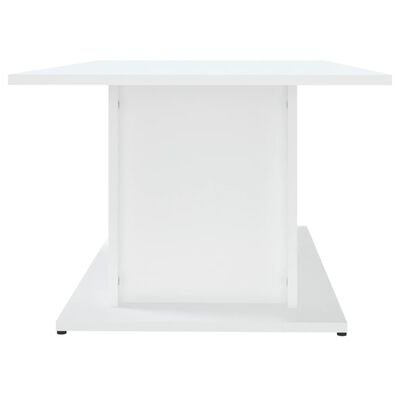 vidaXL Table basse blanc 102x55,5x40 cm bois d'ingénierie