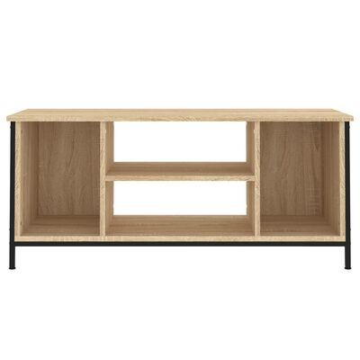 vidaXL Meuble TV chêne sonoma 102x35x45 cm bois d'ingénierie