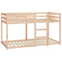 vidaXL Lit superposé 90x190 cm Bois de pin massif