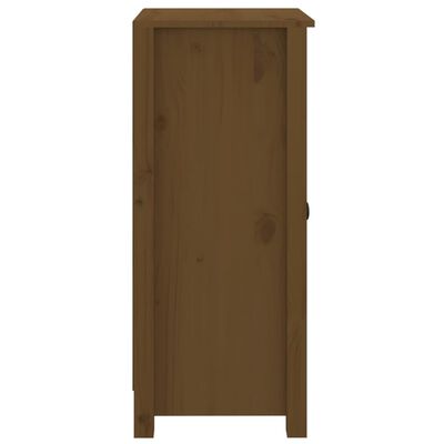 vidaXL Buffet marron miel 39x35x80 cm bois massif de pin