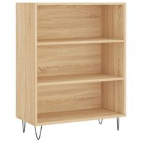 vidaXL Bibliothèque chêne sonoma 69,5x32,5x90 cm bois d'ingénierie