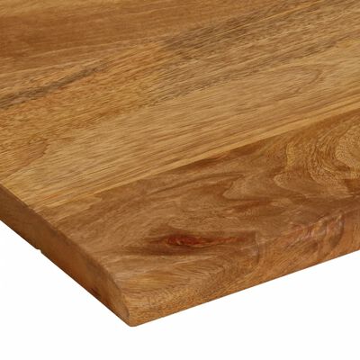 vidaXL Dessus de table à bord vivant 90x80x3,8 cm bois massif manguier