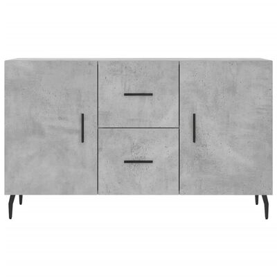 vidaXL Buffet gris béton 100x36x60 cm bois d'ingénierie