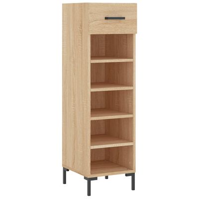 vidaXL Armoire à chaussures chêne sonoma 30x35x105cm bois d'ingénierie