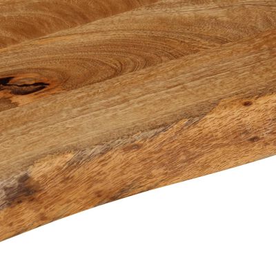 vidaXL Dessus de table à bord vivant 140x40x3,8cm bois massif manguier