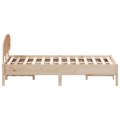 vidaXL Cadre de lit sans matelas 120x190 cm bois de pin massif