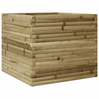 vidaXL Jardinière 80x80x68,5 cm bois de pin imprégné