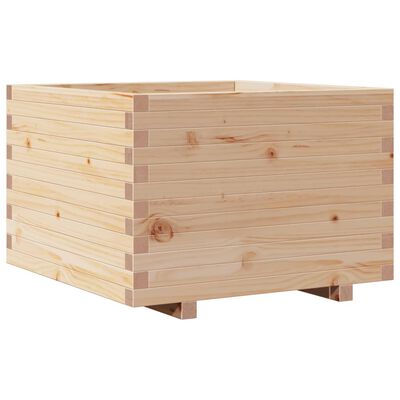 vidaXL Jardinière 70x70x49,5 cm bois de pin massif