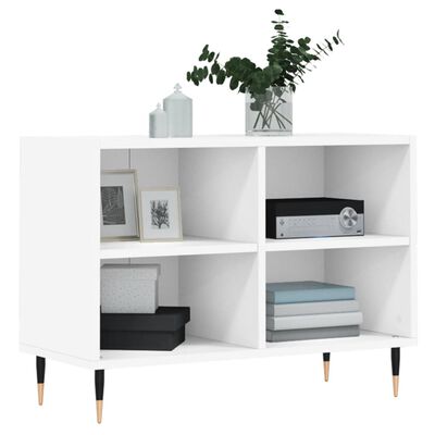 vidaXL Meuble TV blanc 69,5 x 30 x 50 cm bois d'ingénierie