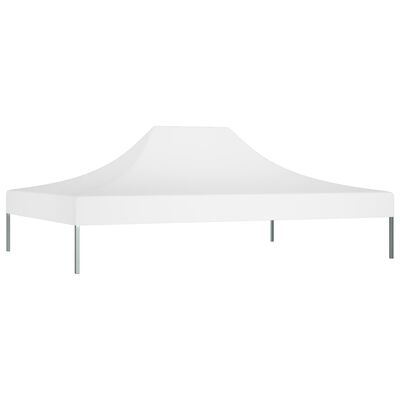 vidaXL Toit de tente de réception 4x3 m Blanc 270 g/m²