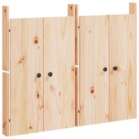 vidaXL Portes de cuisine d'extérieur 2pcs 50x9x82cm bois de pin massif