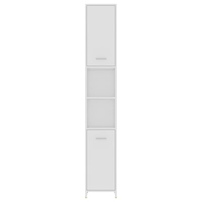 vidaXL Ensemble de meubles de salle de bain 4 pcs Blanc