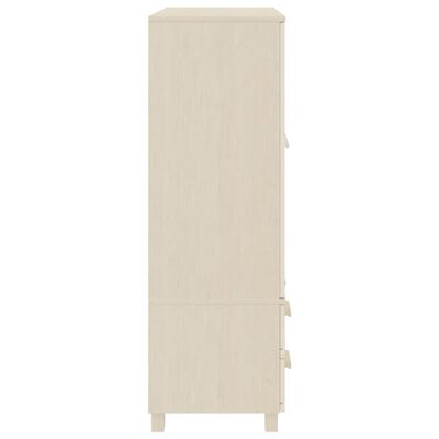 vidaXL Garde-robe HAMAR Marron miel 99x45x137 cm Bois massif de pin