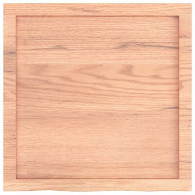 vidaXL Comptoir de salle de bain marron 60x60x(2-6) cm bois traité