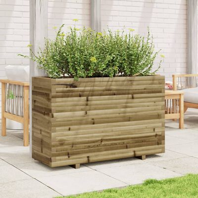 vidaXL Jardinière 110x40x72 cm bois de pin imprégné