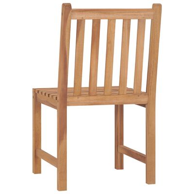 vidaXL Chaises de jardin lot de 6 Bois de teck solide