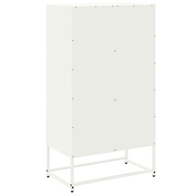 vidaXL Meuble TV jaune moutarde 100,5x39x60,5 cm acier