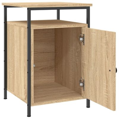 vidaXL Tables de chevet 2pcs chêne sonoma 40x42x60cm bois d'ingénierie