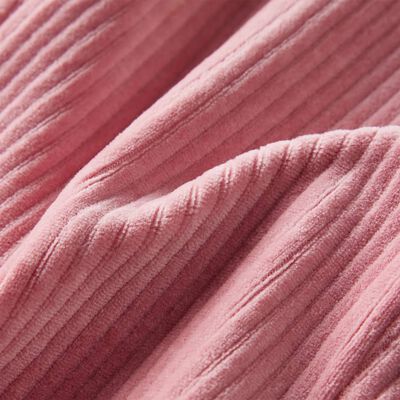 Pantalons pour enfants velours côtelé rose clair 104