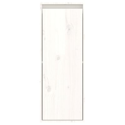 vidaXL Meubles TV 2 pcs Blanc Bois massif de pin