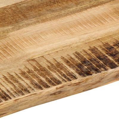 vidaXL Dessus de table bord vivant 90x80x2,5 cm bois de manguier brut