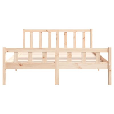 vidaXL Cadre de lit sans matelas bois massif 120x200 cm