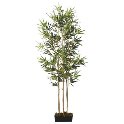 vidaXL Bambou artificiel 552 feuilles 120 cm vert