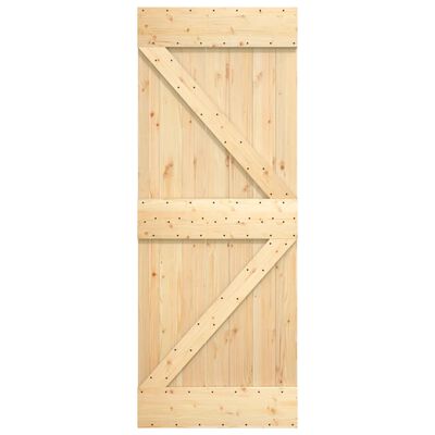 vidaXL Porte NARVIK 85x210 cm bois massif de pin