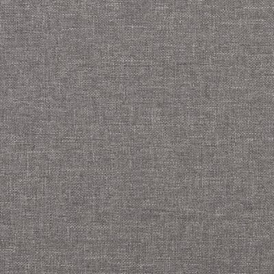 vidaXL Fauteuil avec repose-pied Gris clair 60 cm Tissu