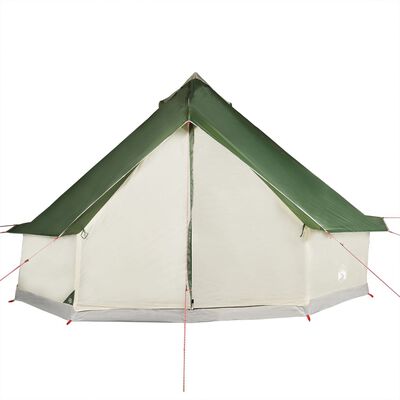 vidaXL Tente familiale tipi 8 personnes vert imperméable