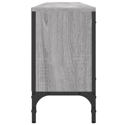 vidaXL Meuble TV à tiroir sonoma gris 200x25x44 cm bois d'ingénierie