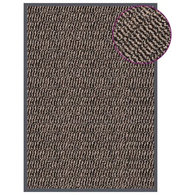 vidaXL Paillasson touffeté 40x60 cm Marron foncé