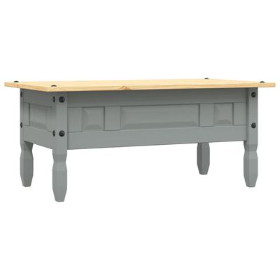 vidaXL Table basse Pin mexicain Gamme Corona Gris 100x55x44 cm